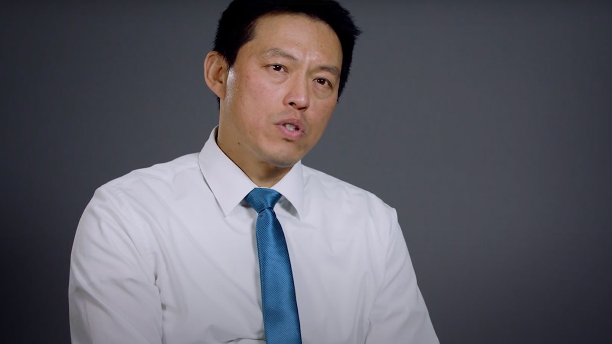 Video still of John Lin